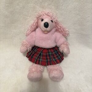 Poodle Pink Build A Bear 19 x 10 with Outfit Plush Dog